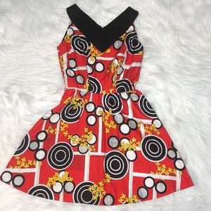 Vintage Mod Mickey Minnie Mouse Dress Howard Wolf Boutique